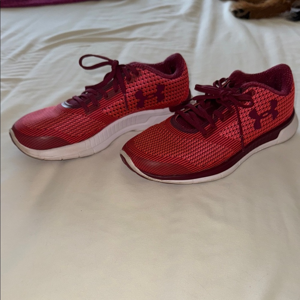 Pink/Red Athletic Sneakers